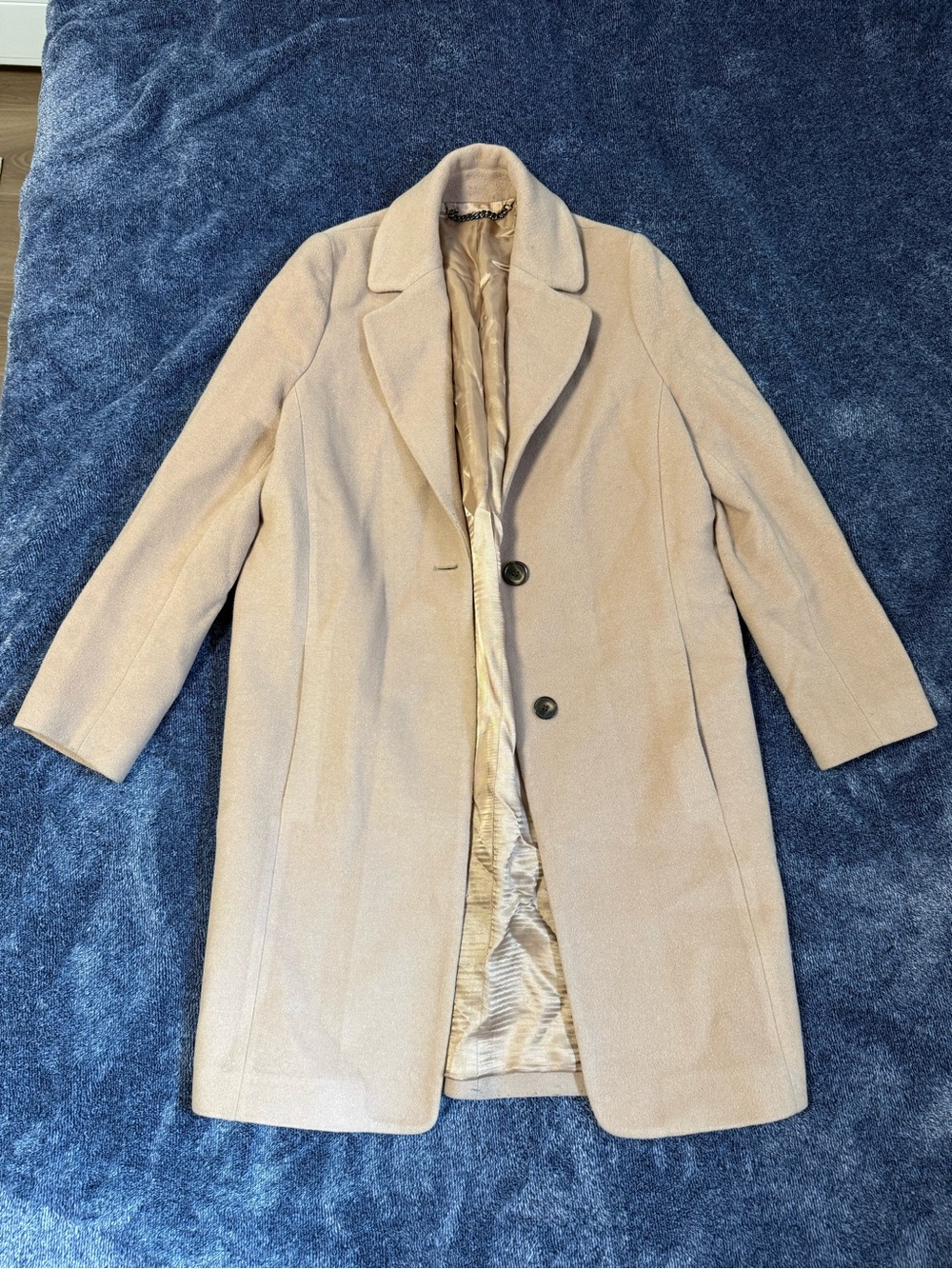 Pure Collection Single-Breasted Wool-Blend Coat